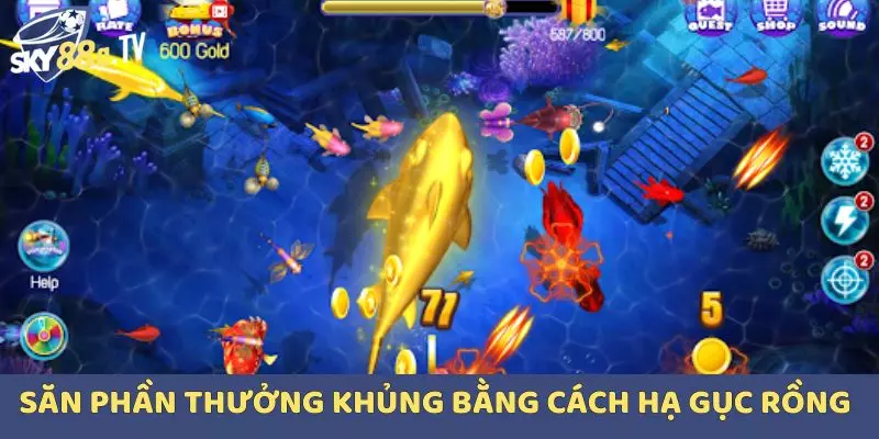 Săn phần thưởng khủng bằng cách hạ gục rồng