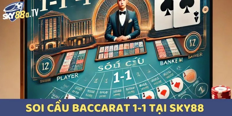 Soi cầu baccarat 1-1 tại sky88